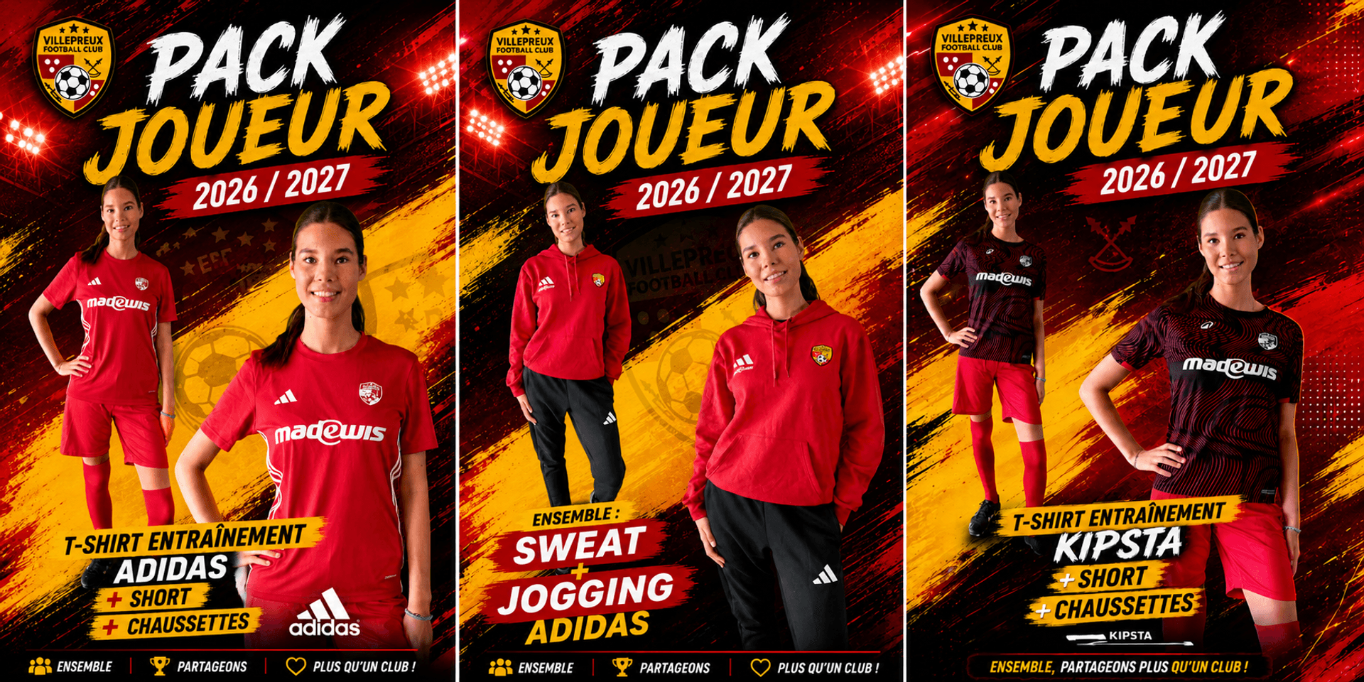 🔴🟡 PACK JOUEUR 2026/2027 ⚫